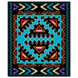 Turqoise Blanket Look 40 x 48