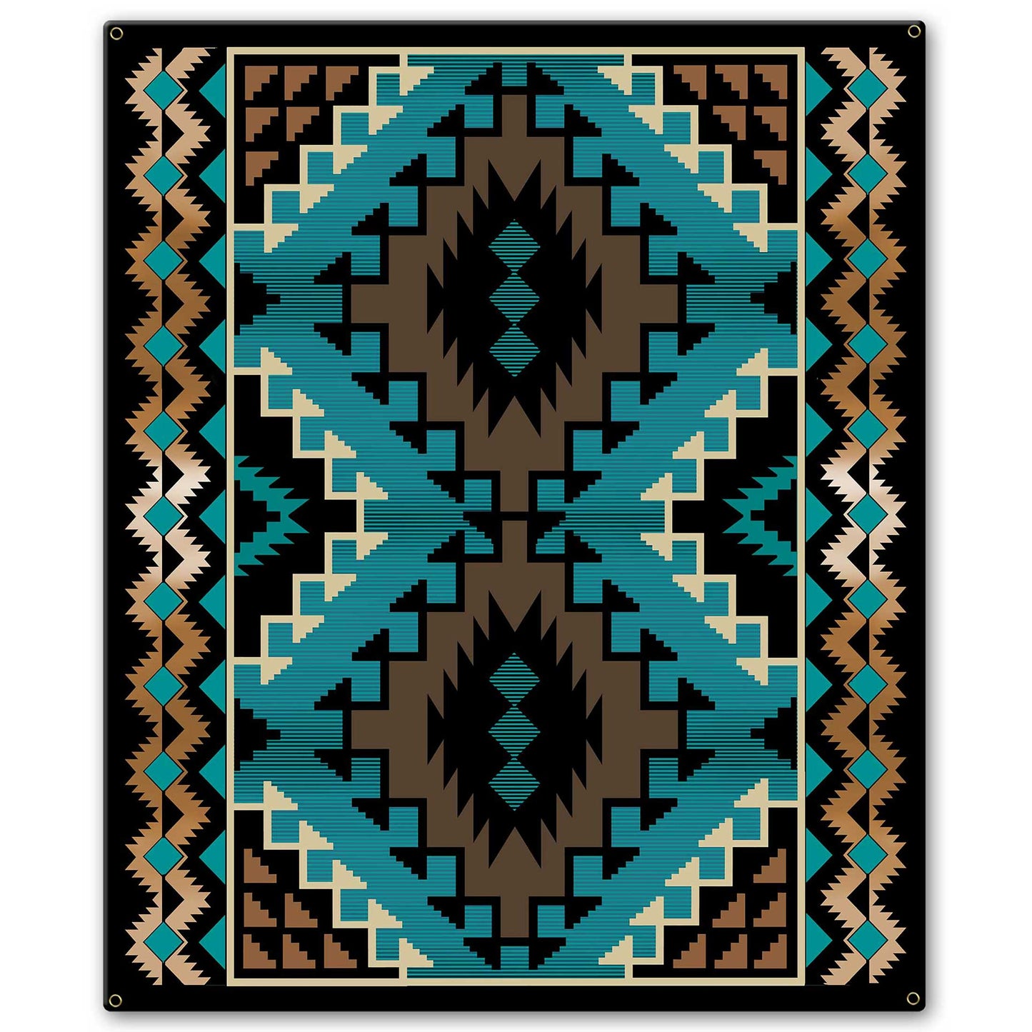 Brown Blanket Look 20 x 24