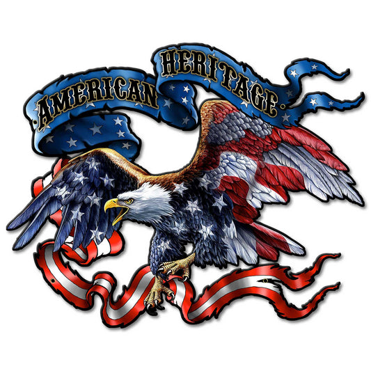 Ribb Eagle Vintage Style Metal Sign 24 x 20