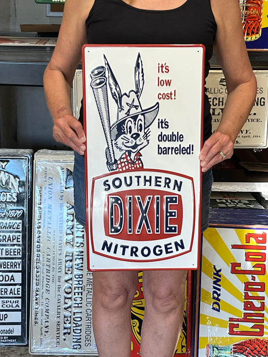 Southern Dixie Nitrogen Vintage Style Metal Sign