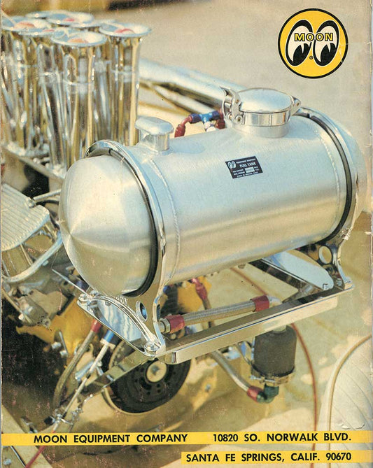 Moon Catalog Fuel Tank Vintage Style Metal Sign 12 X 15
