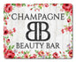 Champagne Beauty Bar 15 X 12