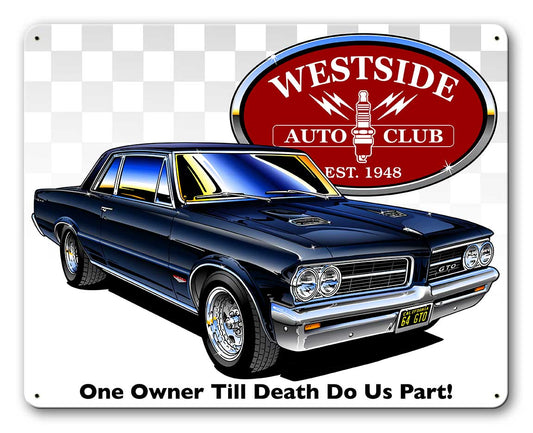Wsac Gto Vintage Style Metal Sign 15 X 12