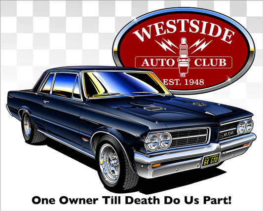 Wsac Gto Vintage Style Metal Sign 30 X 24