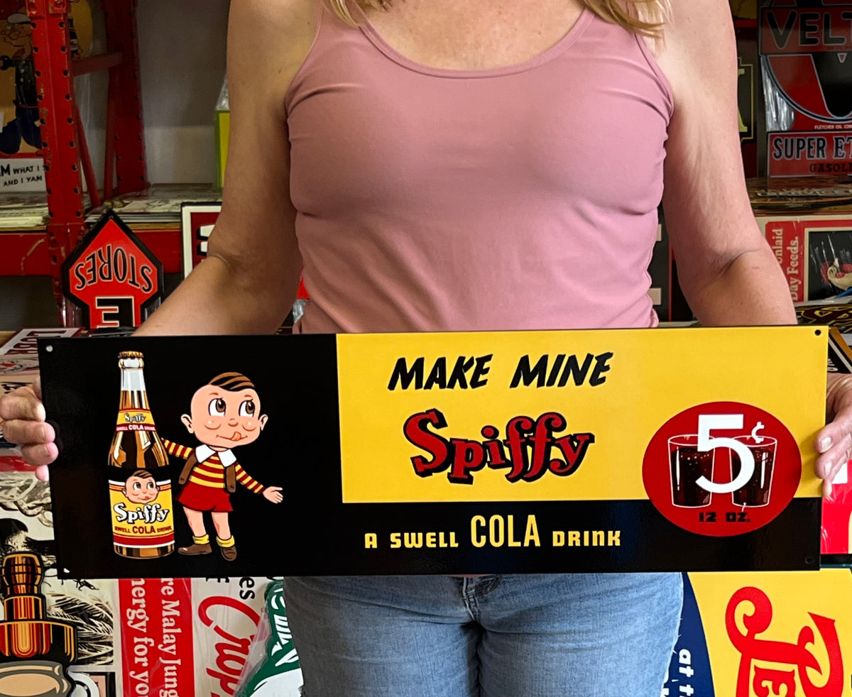 Spiffy Cola Vintage Style Metal Sign