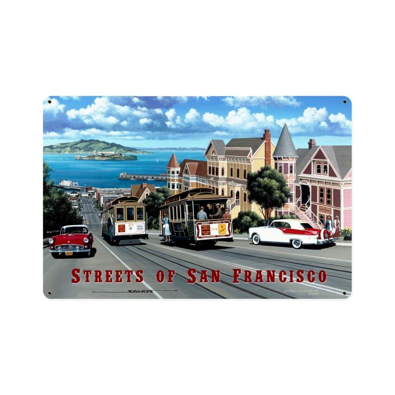 San Francisco Streets 18 x 12