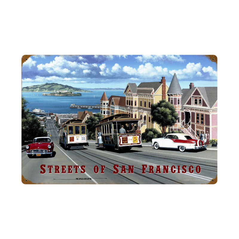 San Francisco Streets 24 x 16