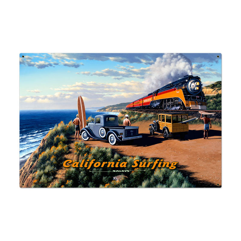California Surfing 36 x 24