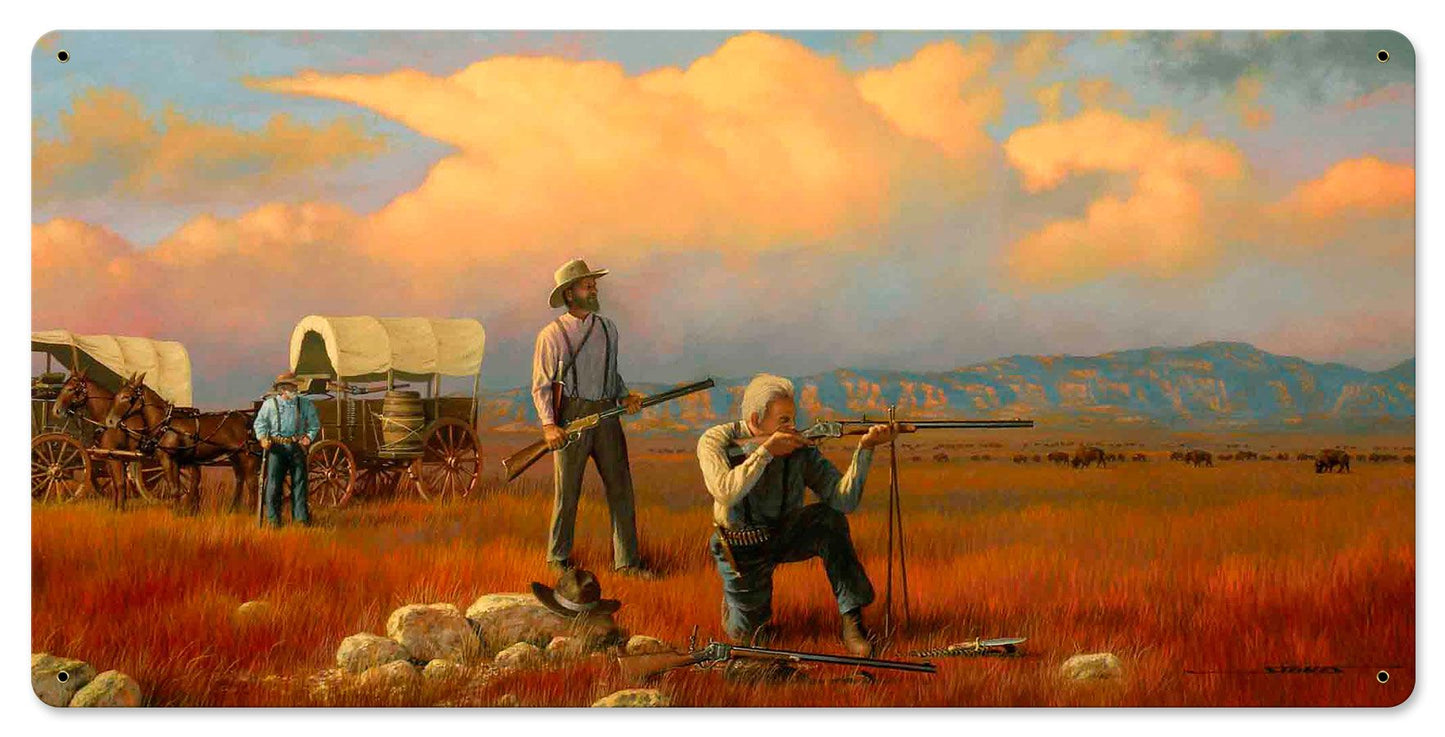 Buffalo Hunters 24 x 12