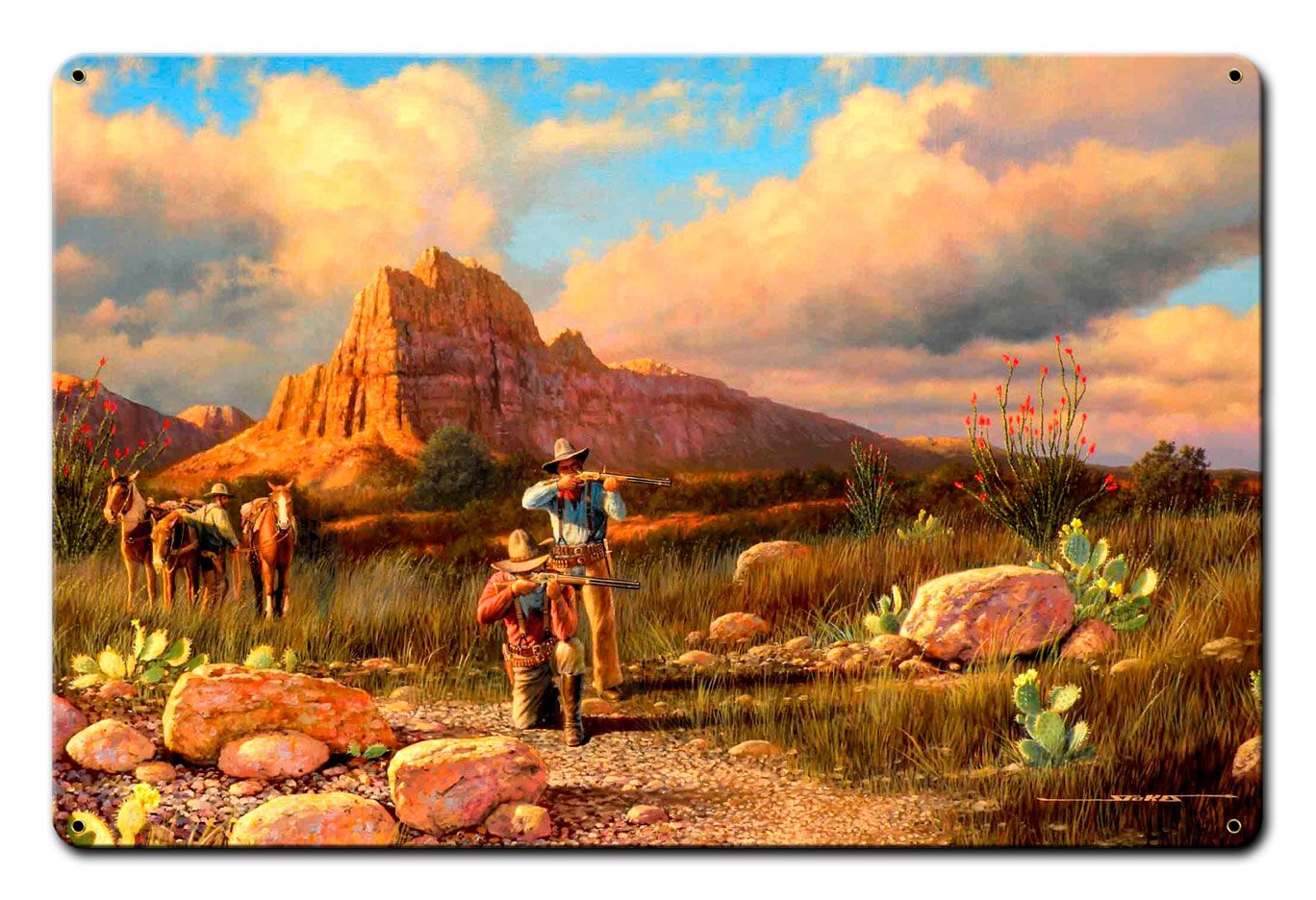 The Hunting Party 18 x 12