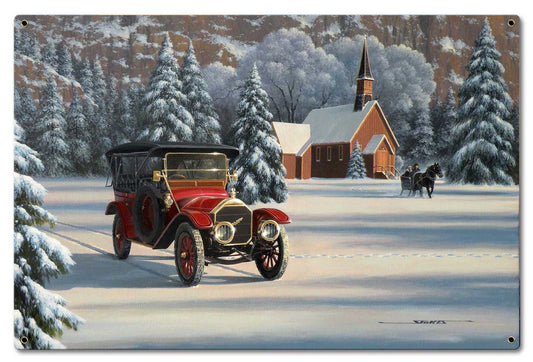 1912 Pierce Arrow Vintage Style Metal Sign 24 x 16