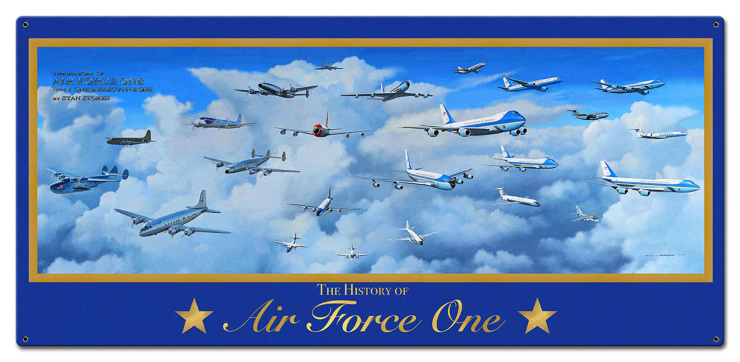 History Of Air Force One 30 X 14