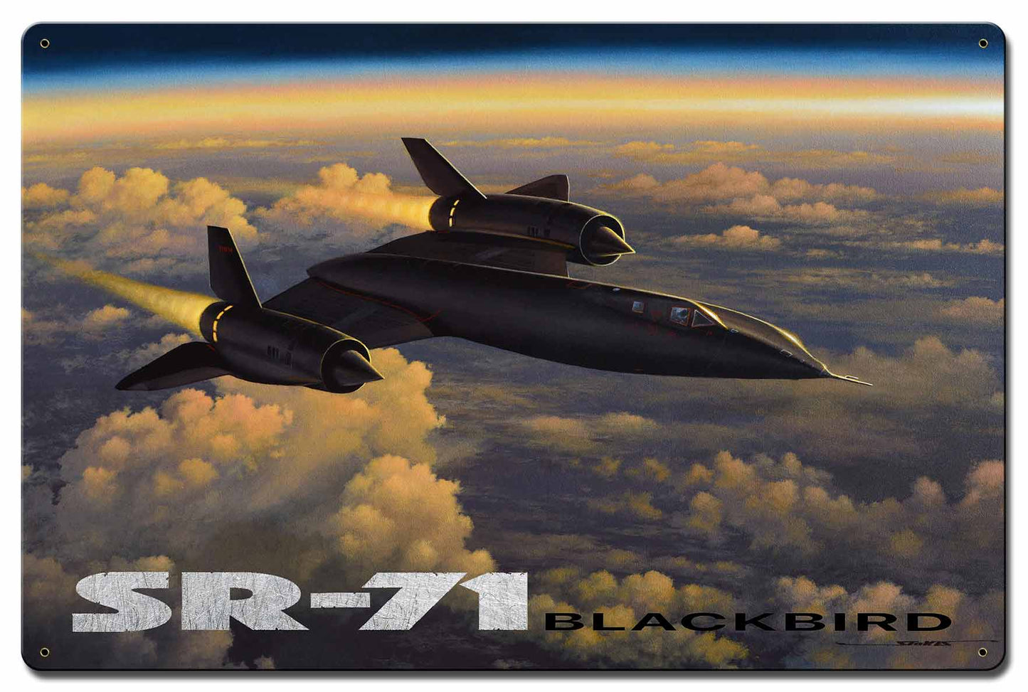 Sr-71 Blackbird 24 x 16
