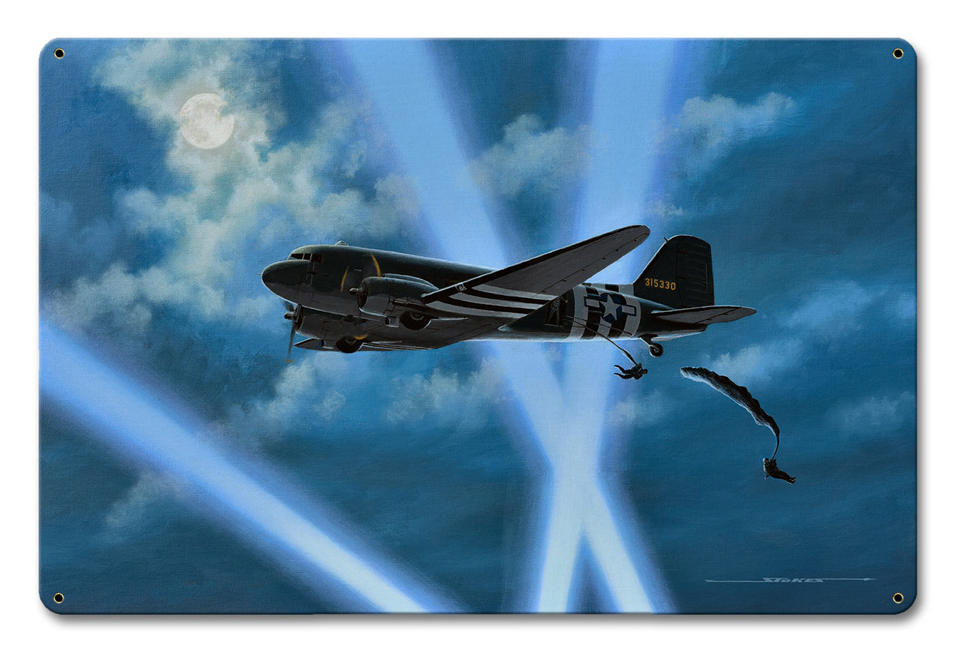 D-Day Pathfinder C-47 18 X 12