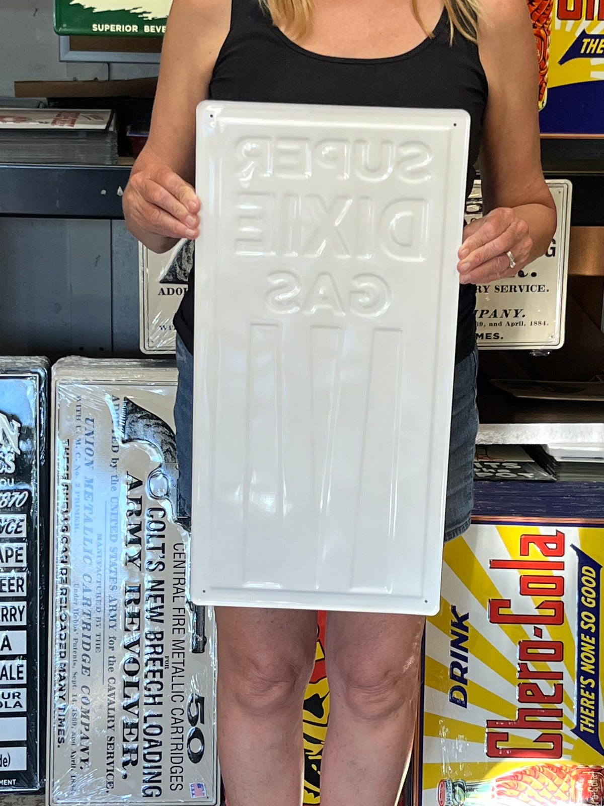 Super Dixie Gas Vintage Style Metal Sign