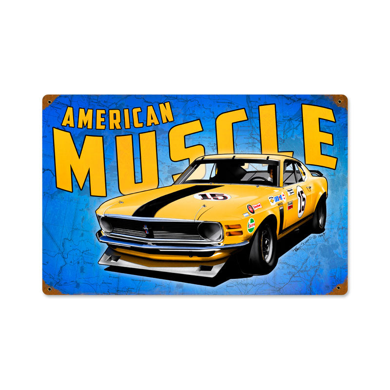 Mustang Wild America 18 x 12