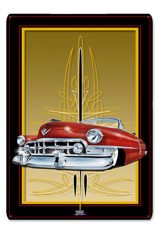 50 Cadillac Vintage Style Metal Sign 12 x 18