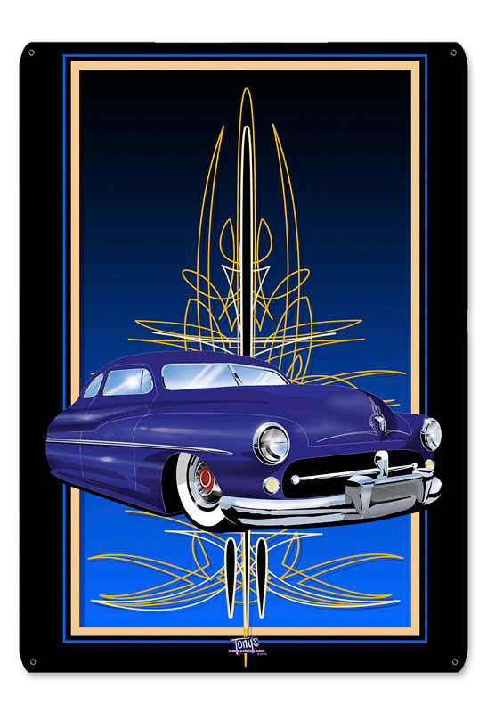Merc 2 Blue 12 x 18