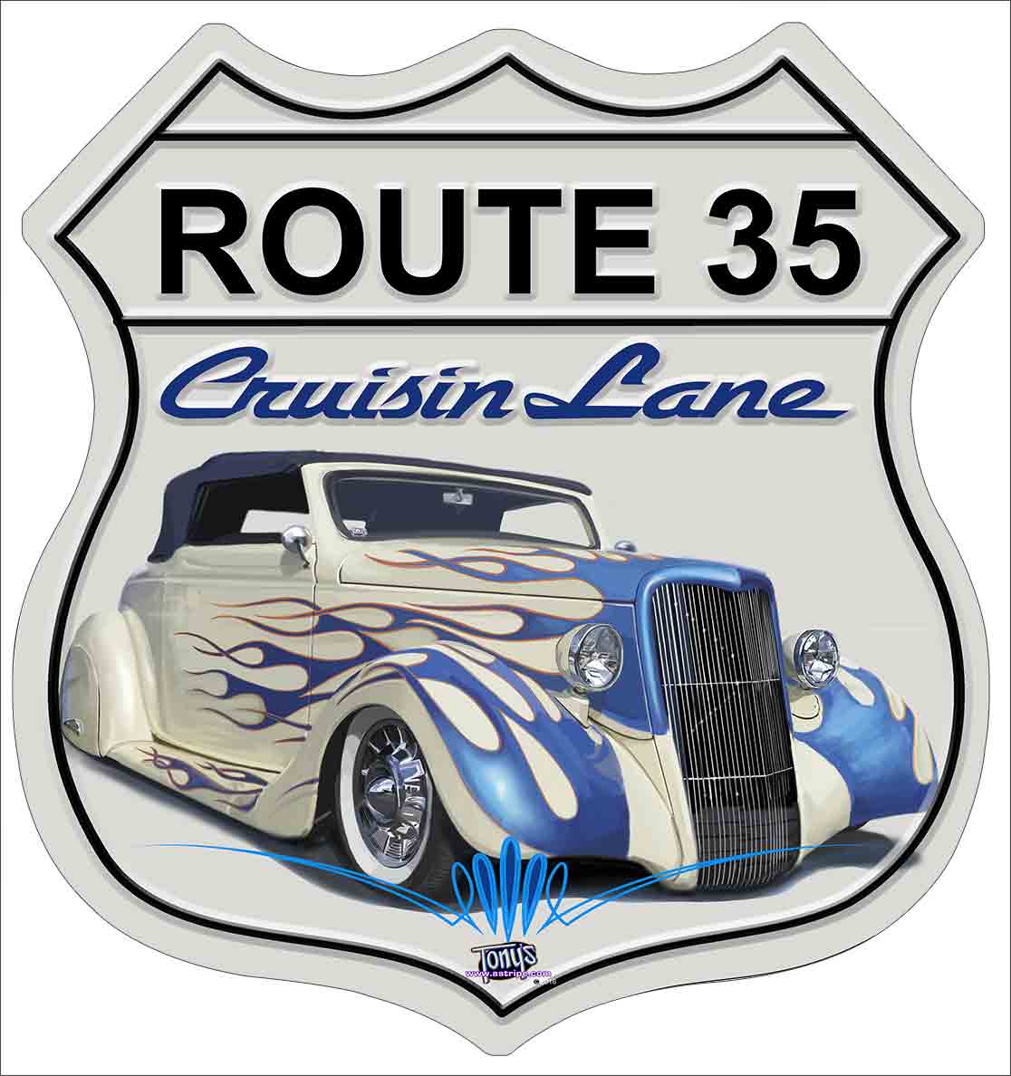 Route 35 Crusin' Lane 15 x 15