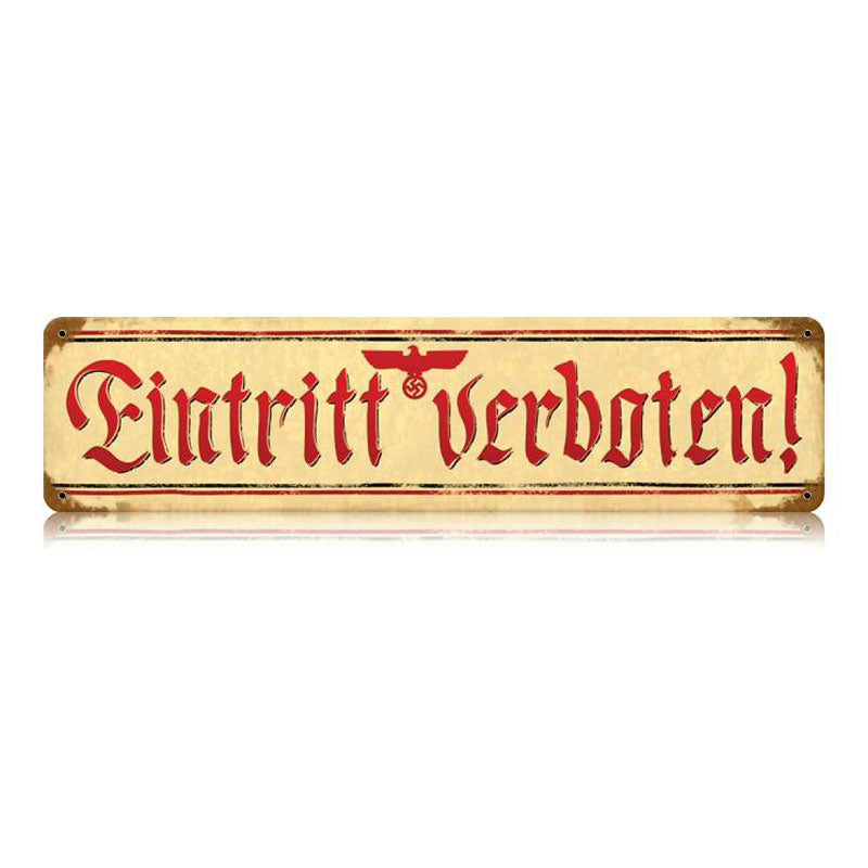 Eintritt Verboten 20 X 5