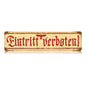 Eintritt Verboten 20 X 5