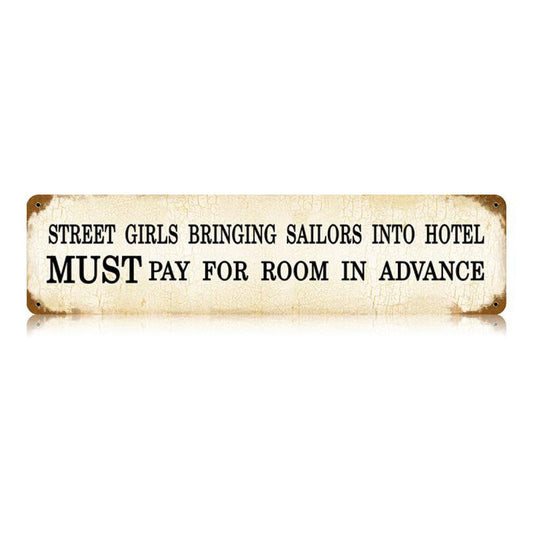 Street Girls Vintage Style Metal Sign 20 X 5