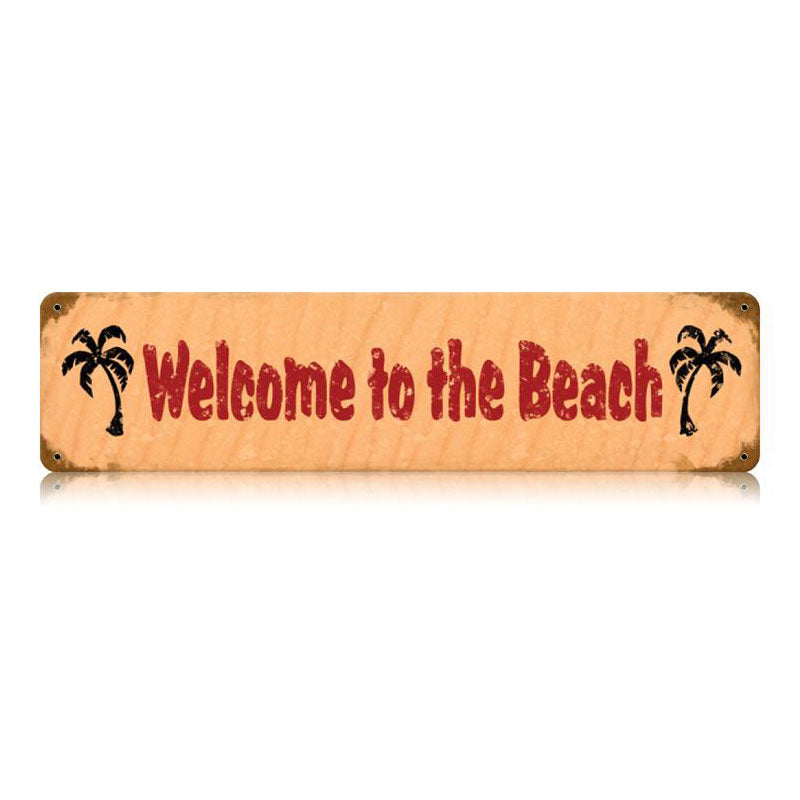 Welcome To The Beach 20 X 5