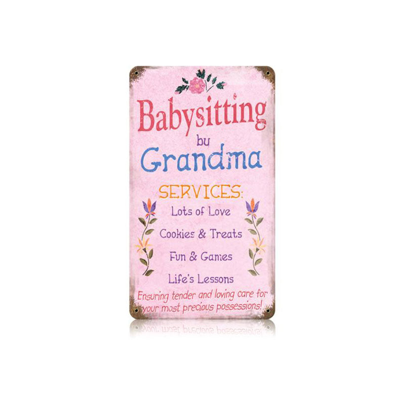 Grandma Babysitting 8 x 14
