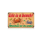 Lifes A Beach Crabs 14 x 8