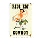 Ride Em Cowboy 12 x 18