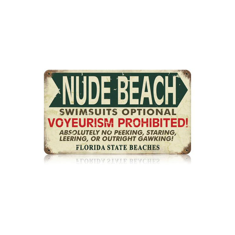 Nude Beach Florida 14 x 8