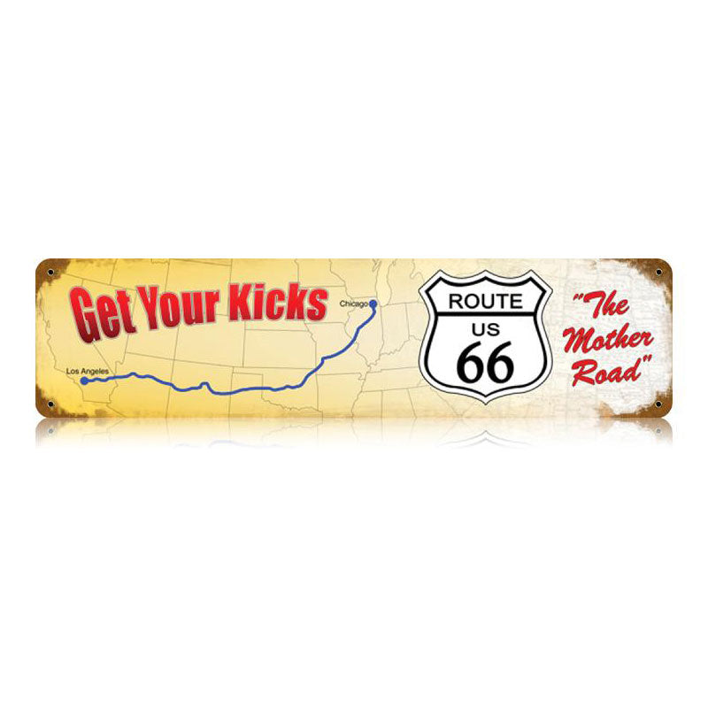 Route 66 Get Your Kicks 20 X 5