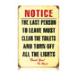 Clean Toilet 12 x 18