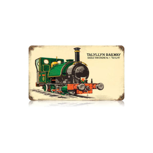 Talyllyn Railway Vintage Style Metal Sign 14 x 8