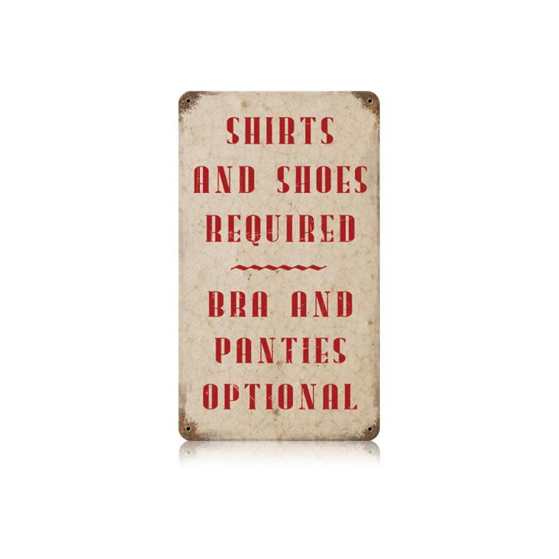 Shirt Required 8 x 14