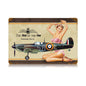 Spitfire Pin Up 18 x 12