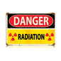 Danger Radiation 18 x 12