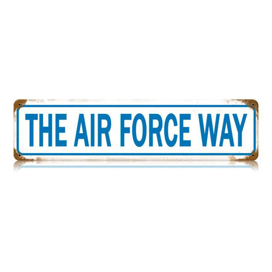 The Air Force Way Vintage Style Metal Sign 20 X 5