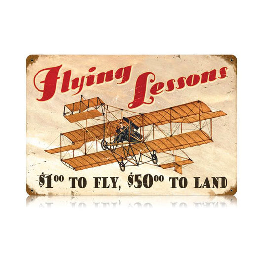 Flying Lessons 18 x 12