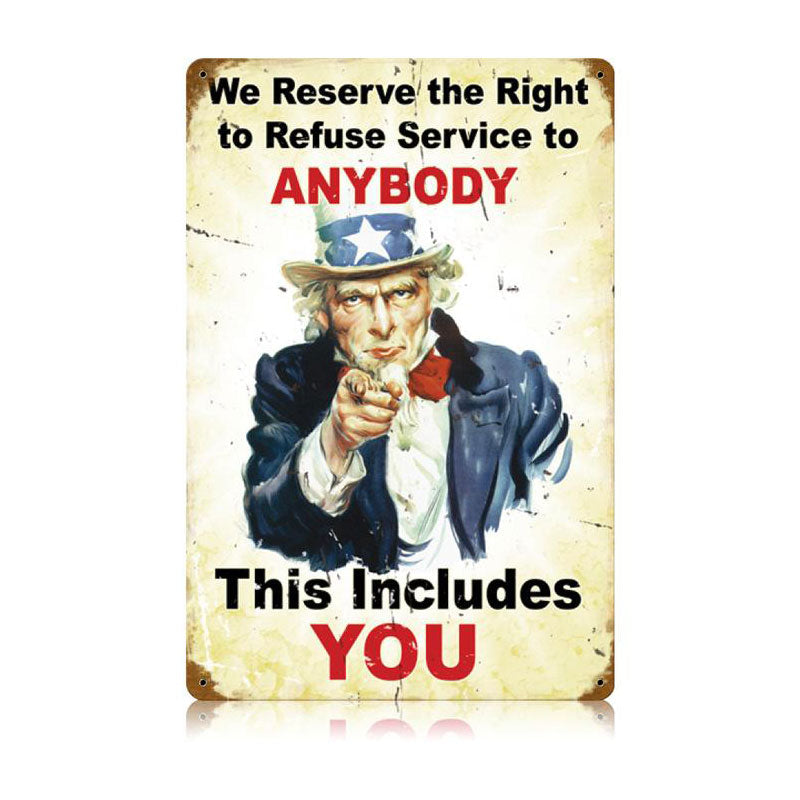 Refuse Service 12 x 18