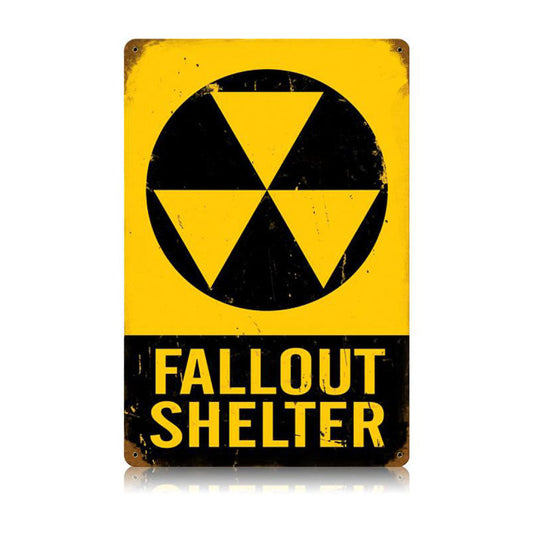 Ut Shelter Vintage Style Metal Sign 12 x 18