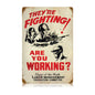 Fighting Working 12 x 18