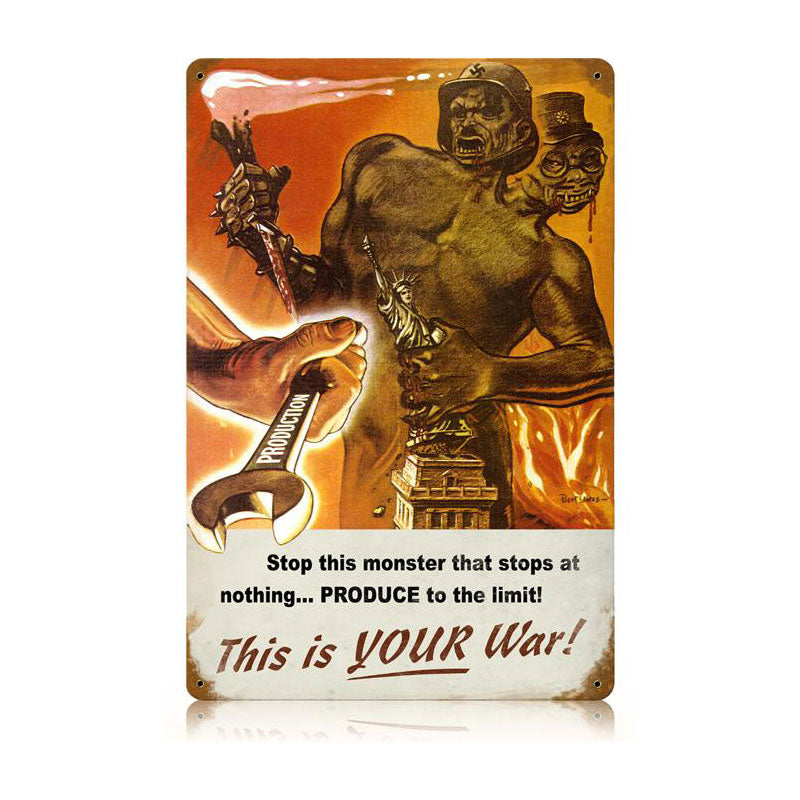 Your War 18 x 12
