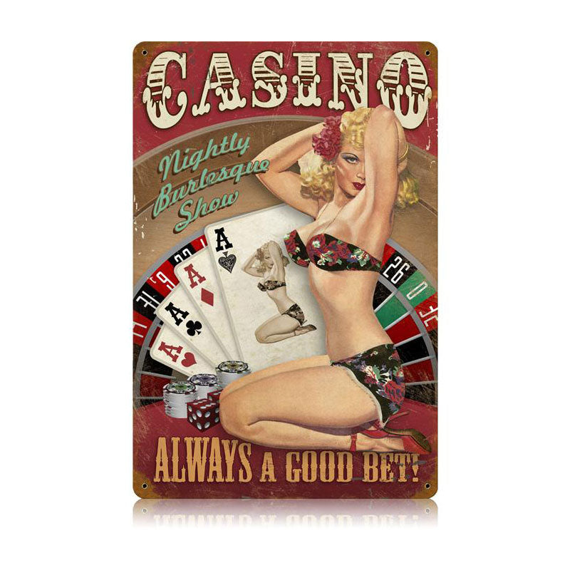 Casino Pinup 12 x 18