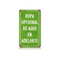 Ropa Opcional 8 x 14