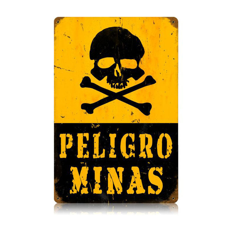 Peligro Minas 18 x 12