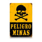 Peligro Minas 18 x 12