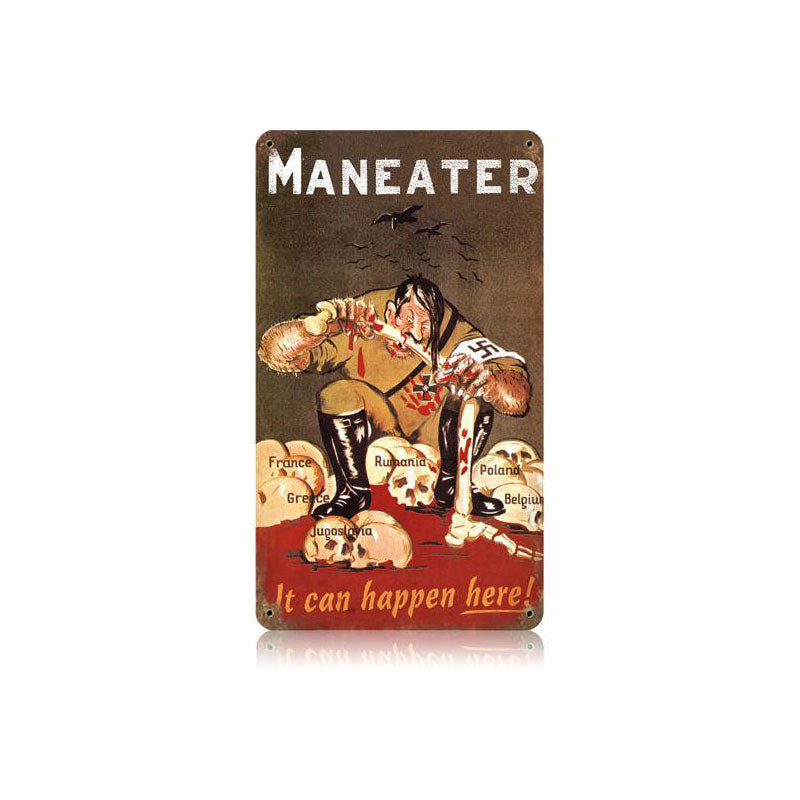 Man Eater 14 x 8