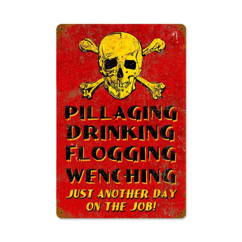 Pillaging Pirate 12 X 18
