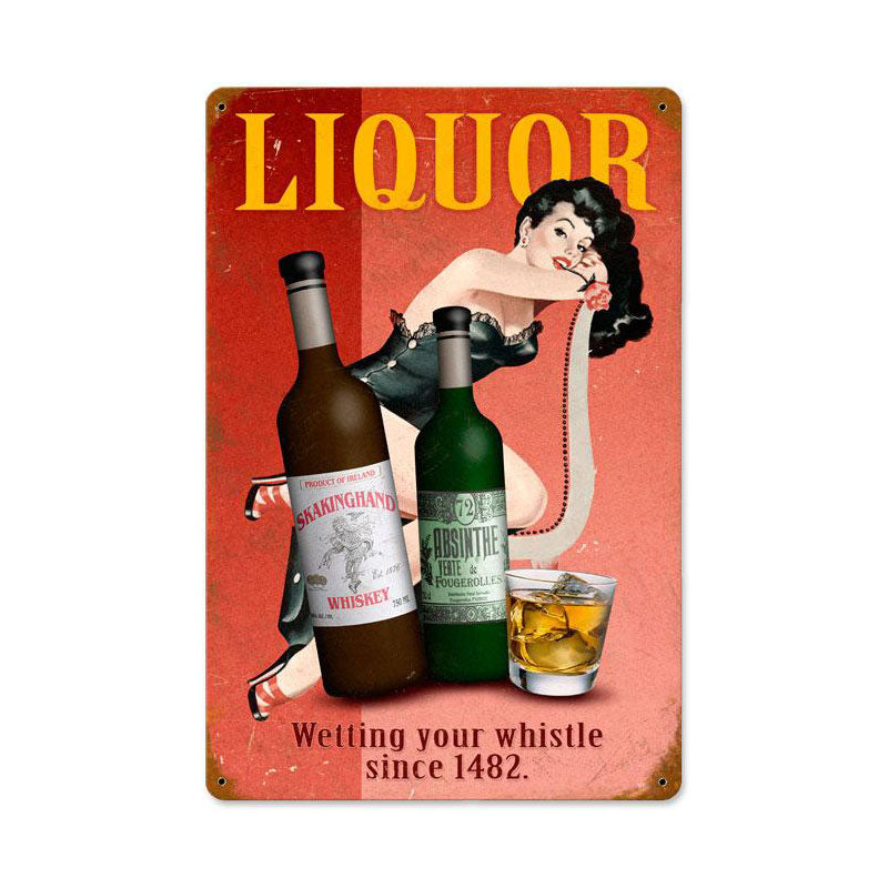 Liquor Pin-Up 12 x 18